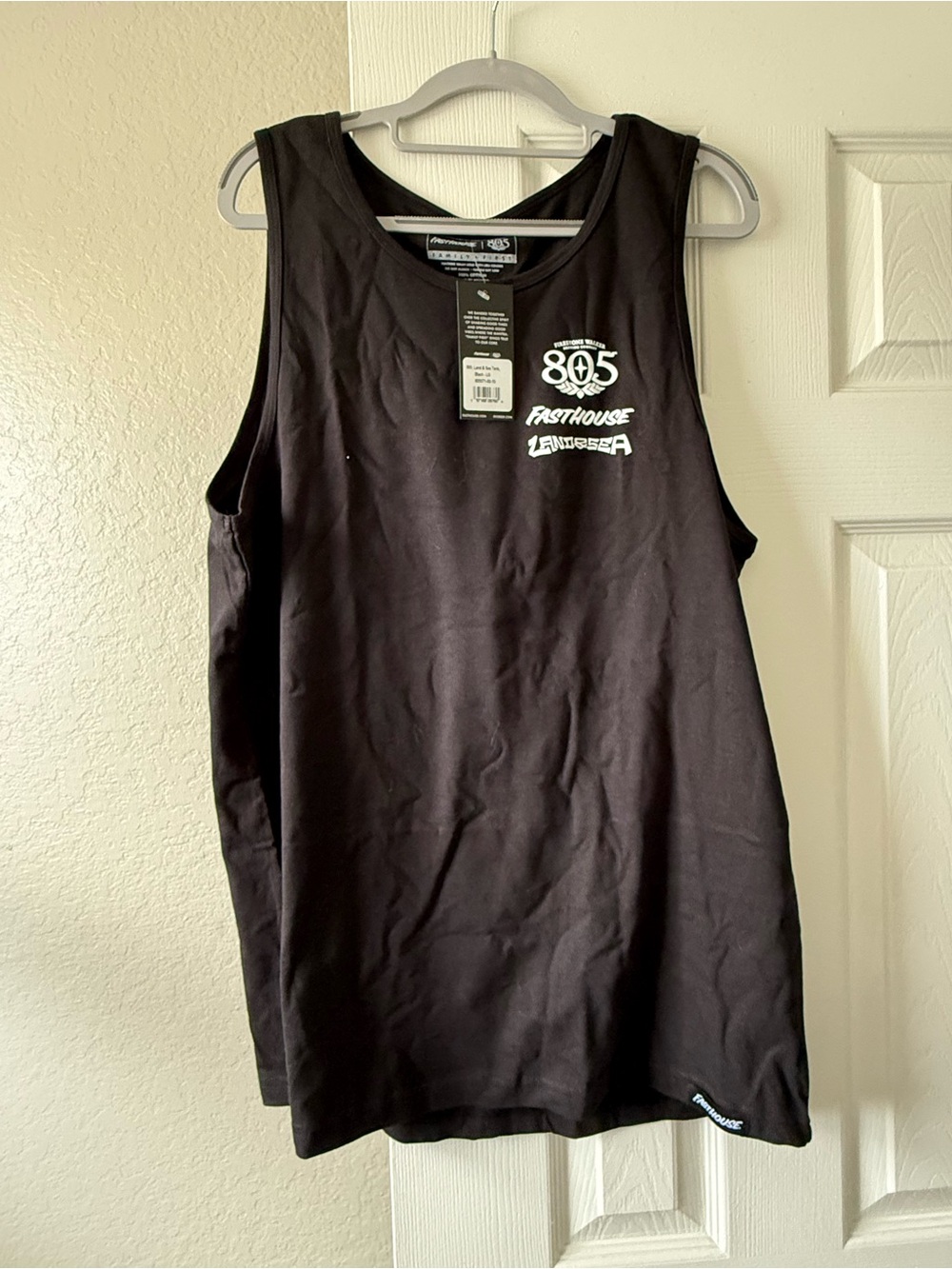 805 Fasthouse Men's Black Tank Top